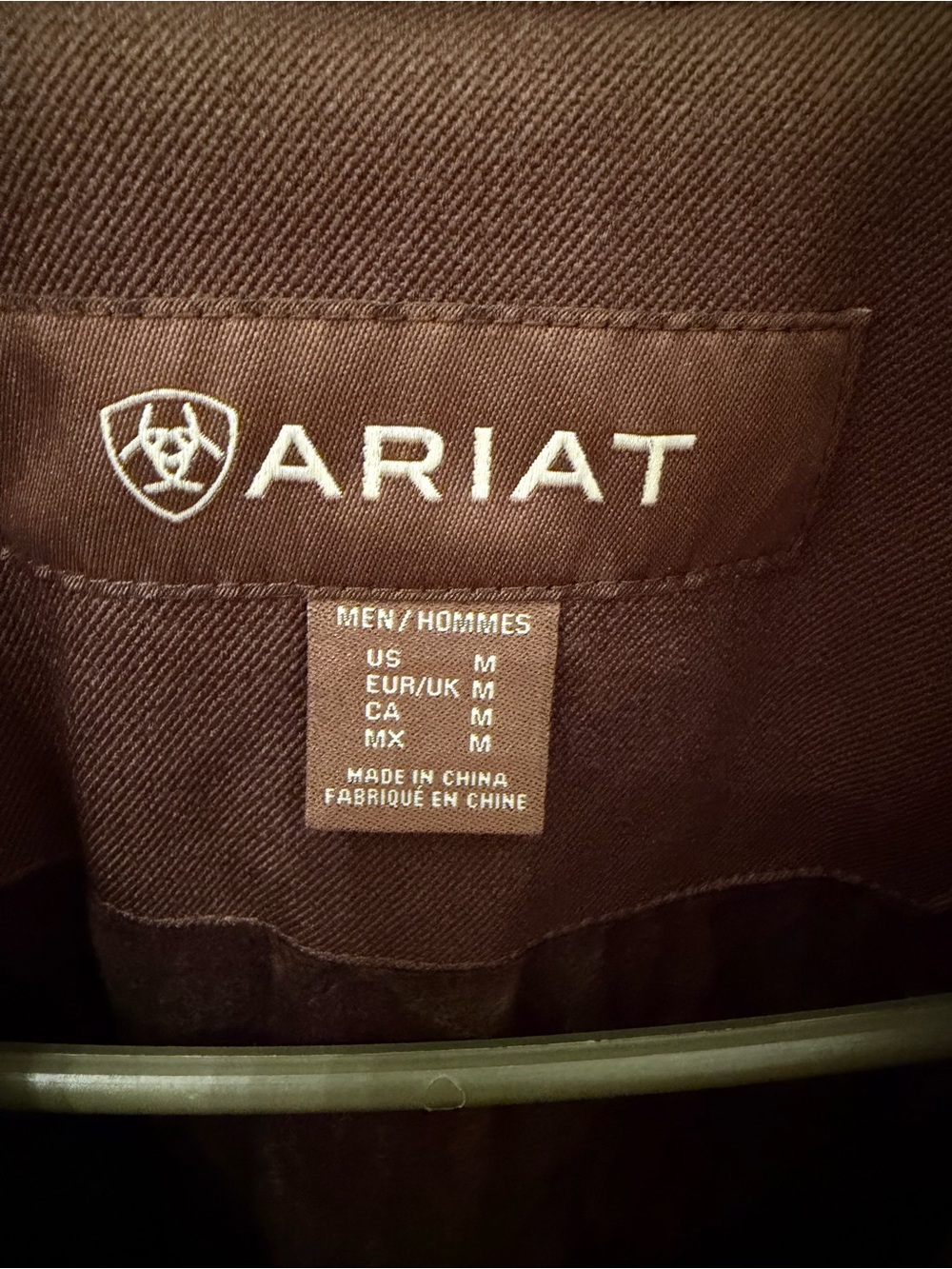 Ariat Men's Abilene Coat Jacket Insulated Wren Heather Brown Medium NWOT - Picture 3 of 11